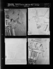 Woman shot in home (Disclaimer: Body Pictured) (4 Negatives) (June 12, 1954) [Sleeve 23, Folder c, Box 4]